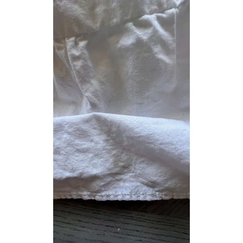 Princess Polly White Tiered Mini Dress Balloon Sleeve Size 2 - Picture 7 of 7